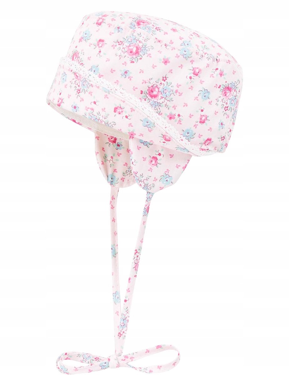 Roze Babyhoedje Doll Maat 45 - Zomerse Bescherming