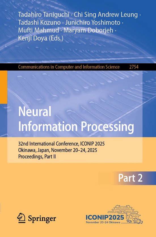 Springer Nature Proceedings Computer Science 2 - Neural Info ... - cover