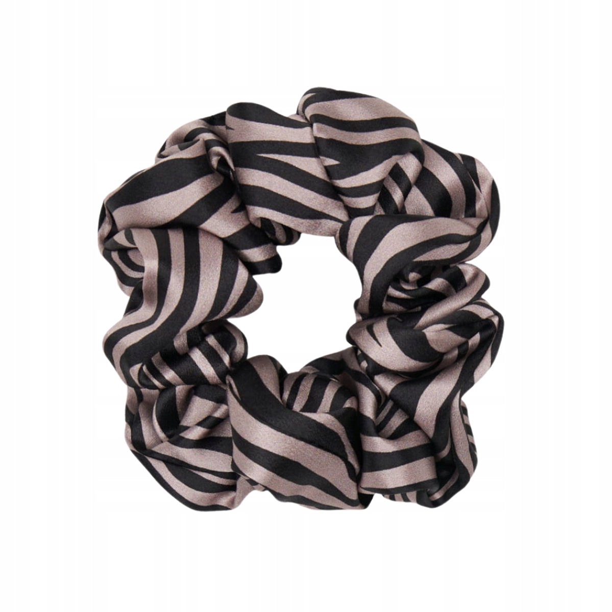 Zebra Satijnen Zijden Scrunchie Haarband - Zacht & Luxe