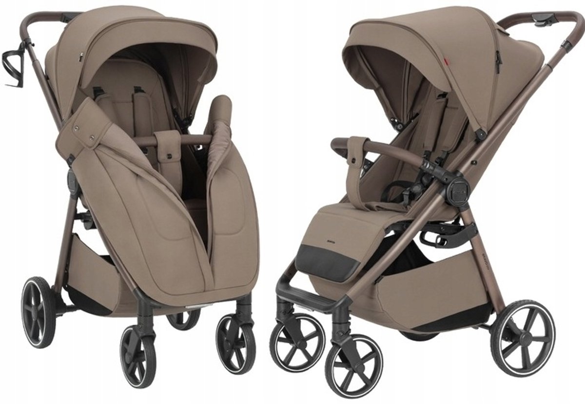 Carrello Bravo Lite Wood Beige - lichtgewicht kinderwagen, 8,5 kg