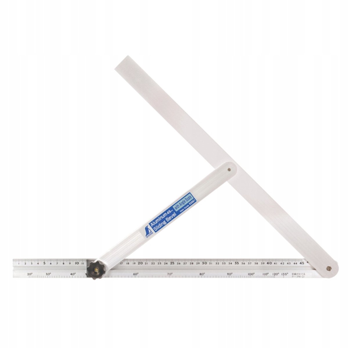 Merkloos Aluminium Verstelbare Hoekmeter 450mm