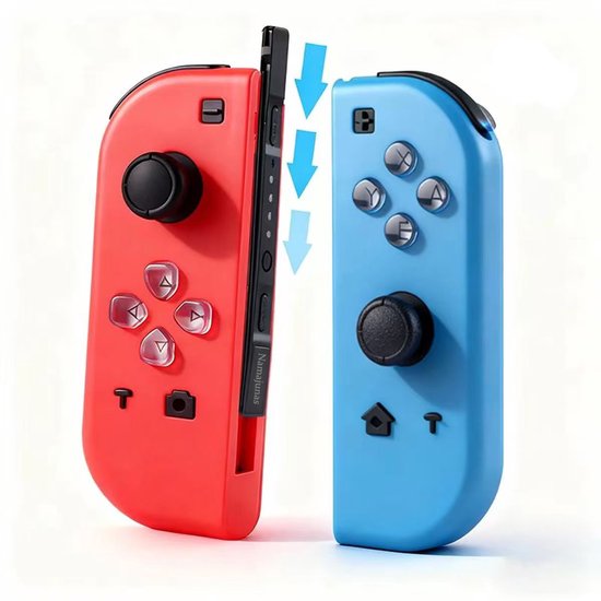 Namajunas - Draadloze Controller geschikt voor Nintendo Switch/OLED/LITE - Gamepad - Geschikt voor Switch Joy-Con Controller paar - 6-assige gyroscoop - Ondersteuning voor ontwaken/screenshot & Turbo - Niet geschikt voor Nintendo Switch 2