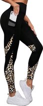 Tijgerprint Legging - Zwart - Luipaard - Sport en Casual