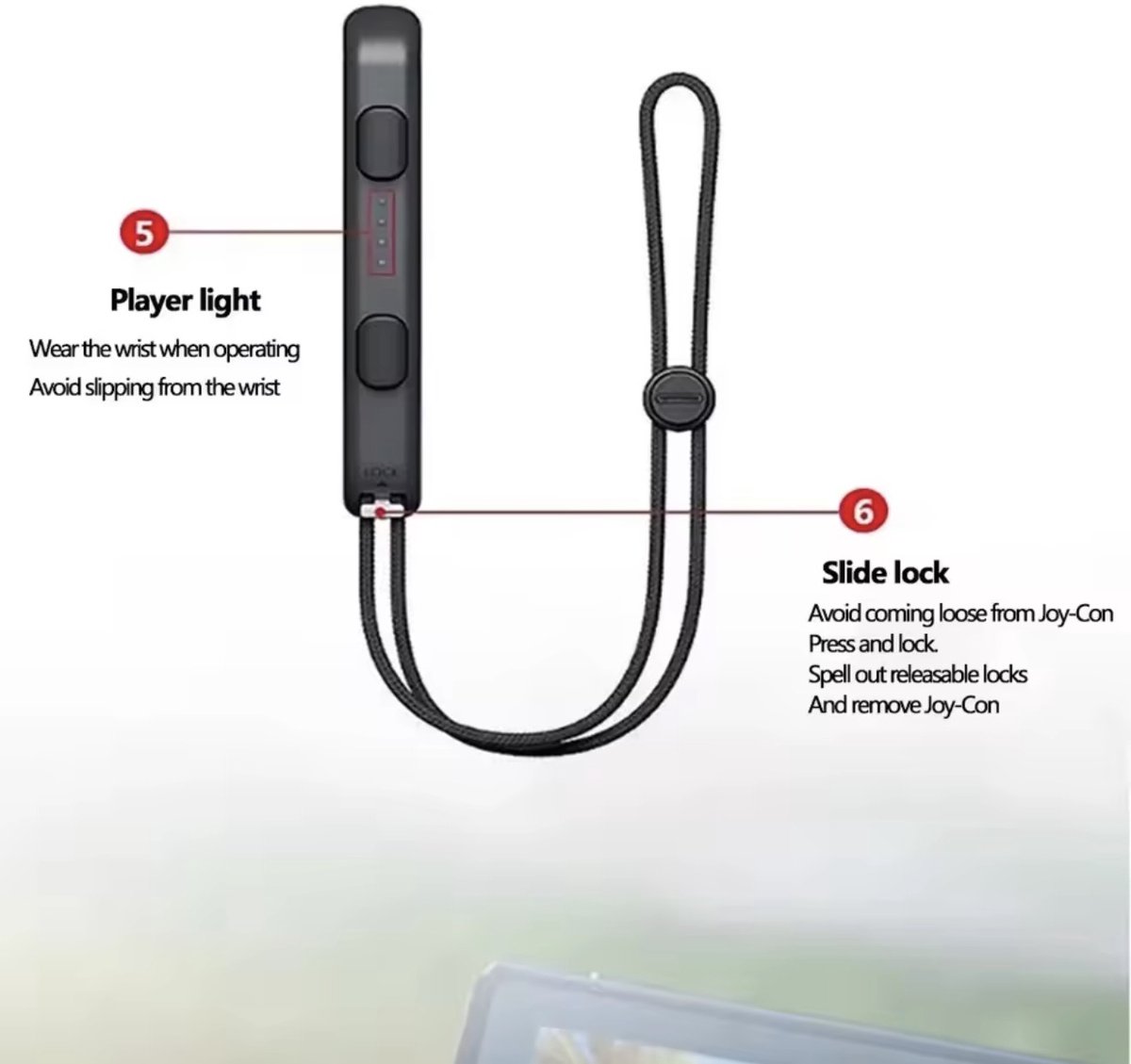 Polsbanden voor Joy-Con – Compatibel met Nintendo Switch / Switch OLED / Switch Lite – 2 Stuks – foto 5