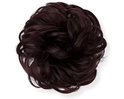Guardian Beauty Messy Haarstuk Bun - Haarwrap Extensie - #4 Donker ChocoladeBruin