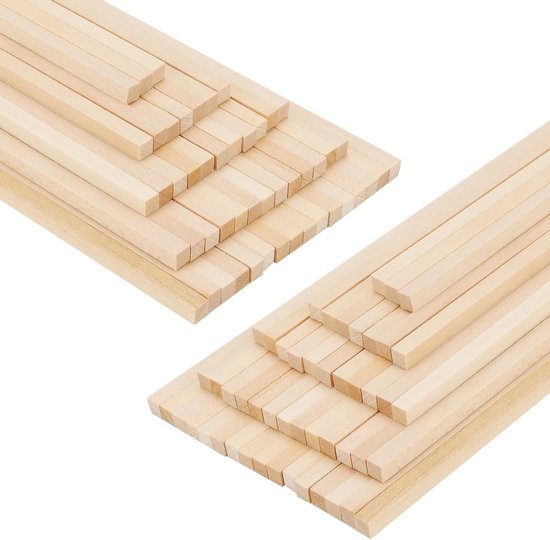 100 Etiquettes Rectangulaires En Bois Brut Avec Ficelle - Idéales Bricolage, Mariages Et Décoration