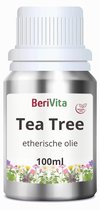 Tea Tree Olie 100ml - Pure EtherischeTheeboomolie - Australische Melaleuca Alternifolia
