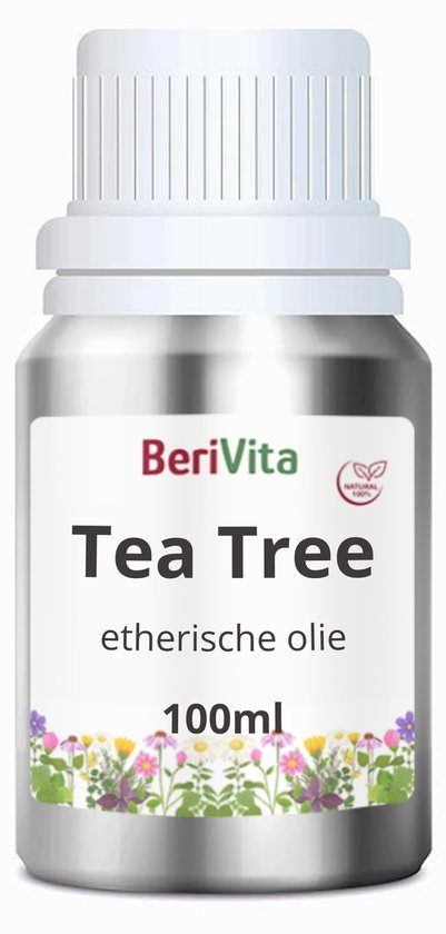 Tea Tree Olie 100ml - 100% Theeboom, Tea Tree Etherische Olie - Australische Melaleuca Alternifolia