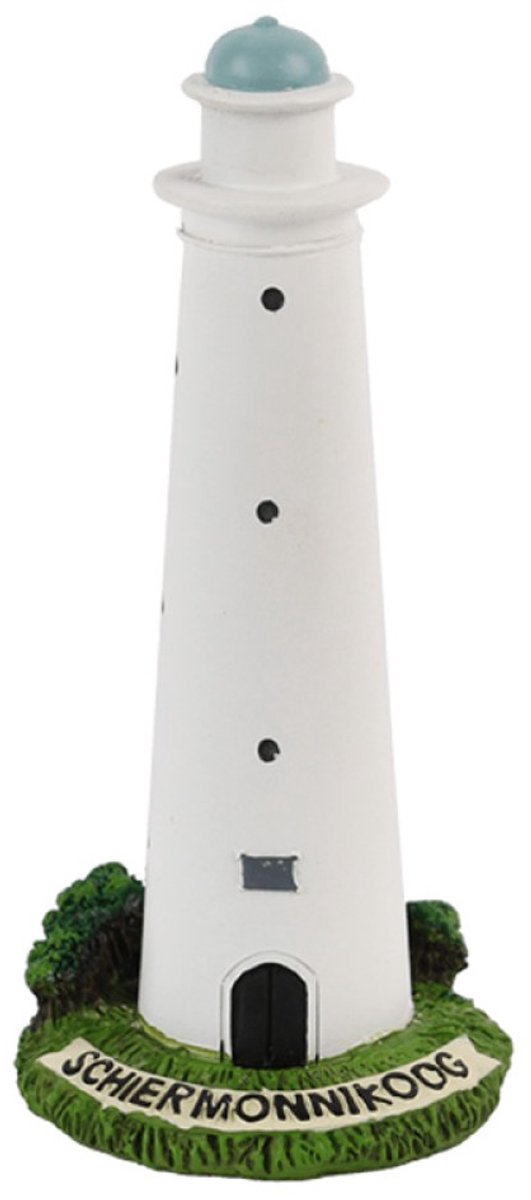 Vuurtoren Schiermonnikoog 15cm - Wit - Vuurtoren/Watertoren Schiermonnikoog Miniatuur Beeldje