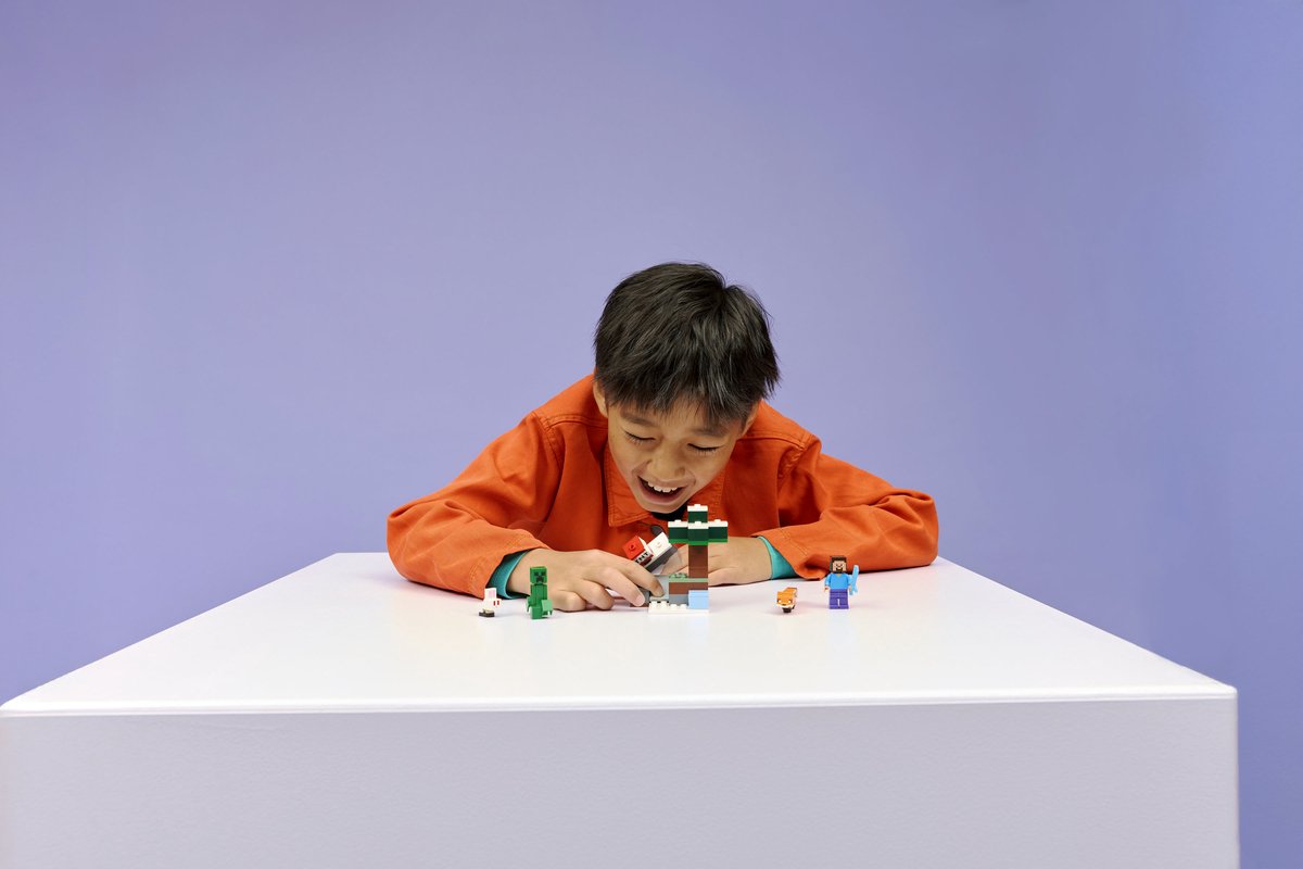 LEGO Minecraft Steve's Taiga-Avontuur Videogame Bouwpakket voor Kinderen - 21583 — afbeelding 9