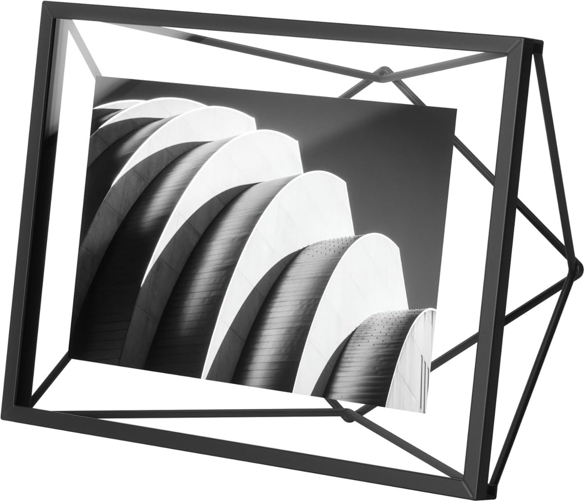 Famanu Prisma fotolijst staal zwart 10x15cm