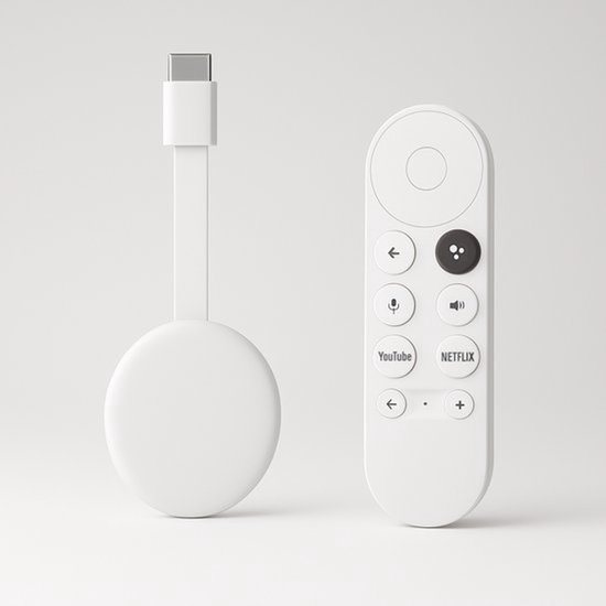 BMN® Android TV Dongle 4K HDR & Android 14 - Streaming Box met WiFi & Bluetooth voor TV - Compatibel met Chromecast - Google Voice Assistant - Geschikt voor Netflix