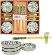 6 Bols à Sauce En Céramique Fine Enra - Bleu Marine, Pour Sushi