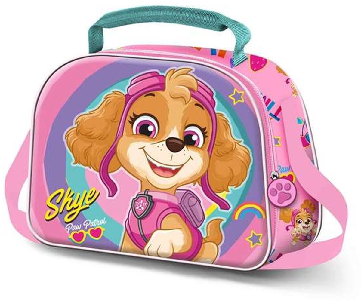 Karactermania - Paw Patrol - 3D Thermische Lunchtas met Trolley bevestiging - Snack - Pink