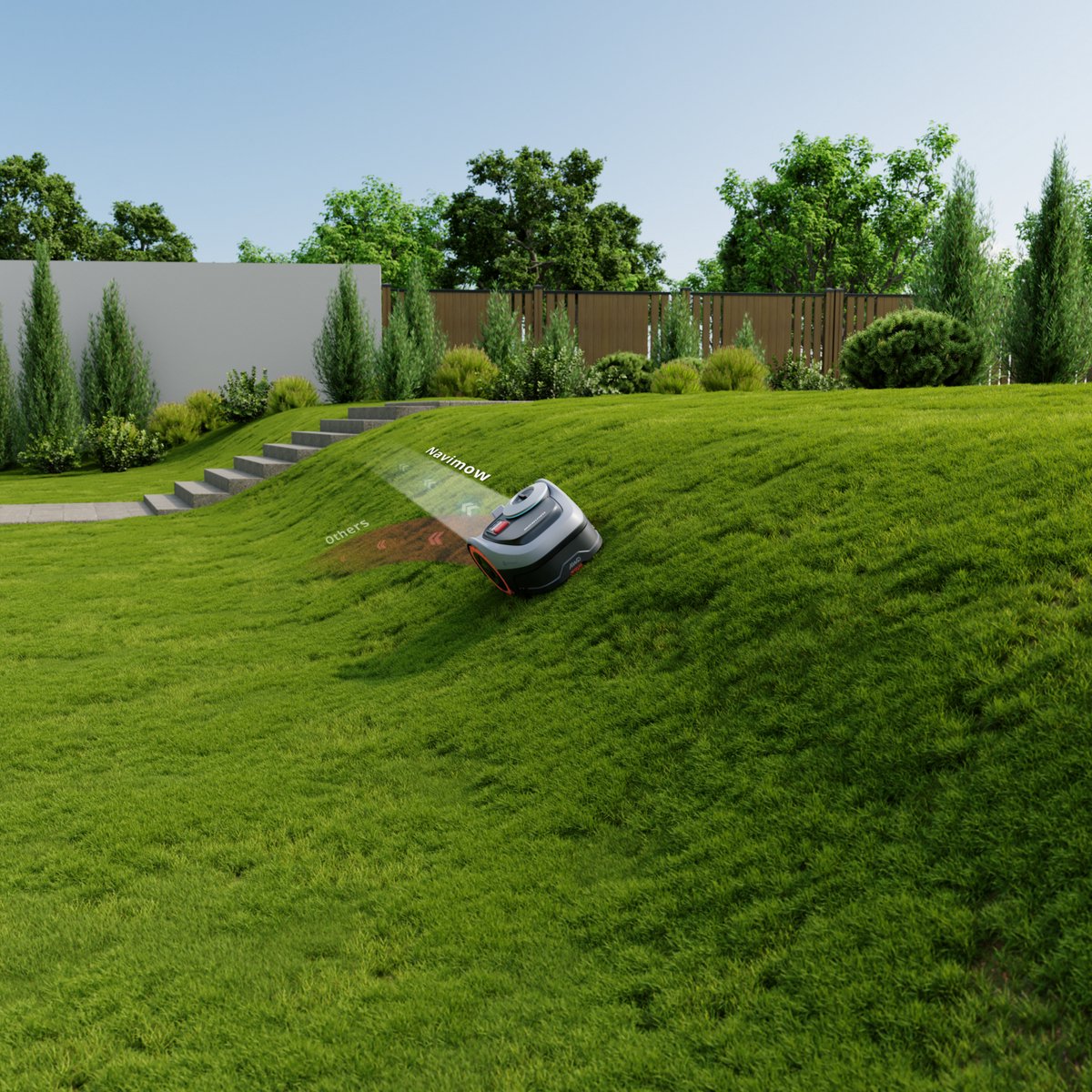 Segway Navimow i208 LiDAR robotgrasmaaier, met Garage M Segway Navimow i208 LiDAR robotgrasmaaier, met Garage M