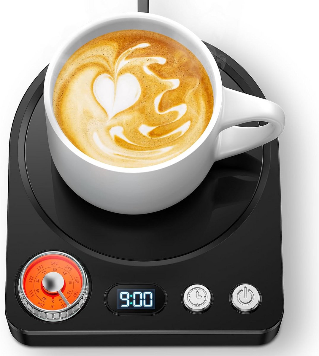 Slimme Bekerwarmer met Instelbare Temperatuur voor Thuis en Kantoor