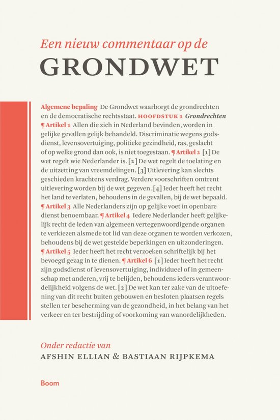 Een nieuw commentaar op de Grondwet - cover
