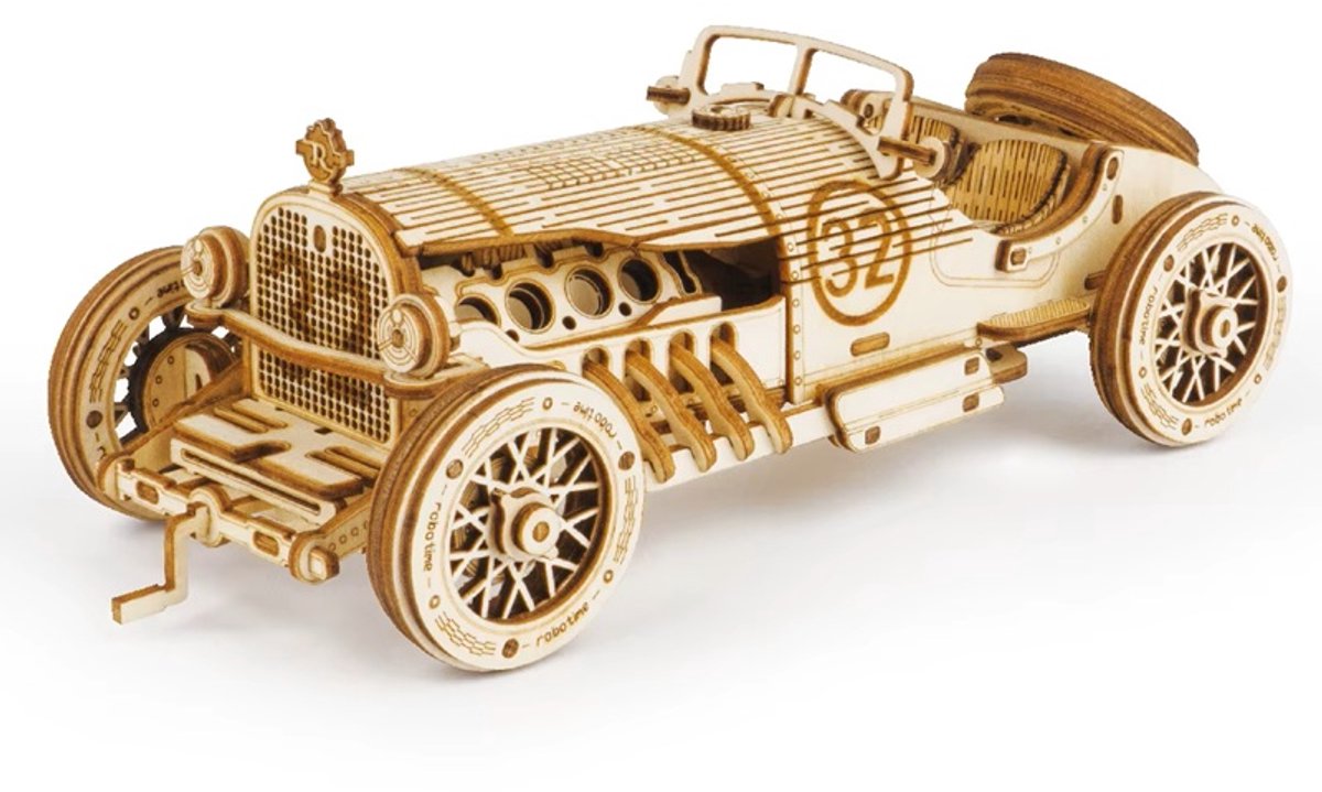 3D puzzel oude racewagen