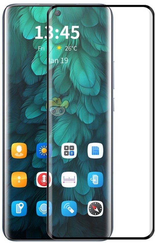 Coverup Screen Protector - Geschikt voor Motorola Edge 60 / Edge 60 Fusion / Edge 60 Pro Screen Protector - Coverup Full-Cover Tempered Glass - Fingerprint Unlock - Zwart