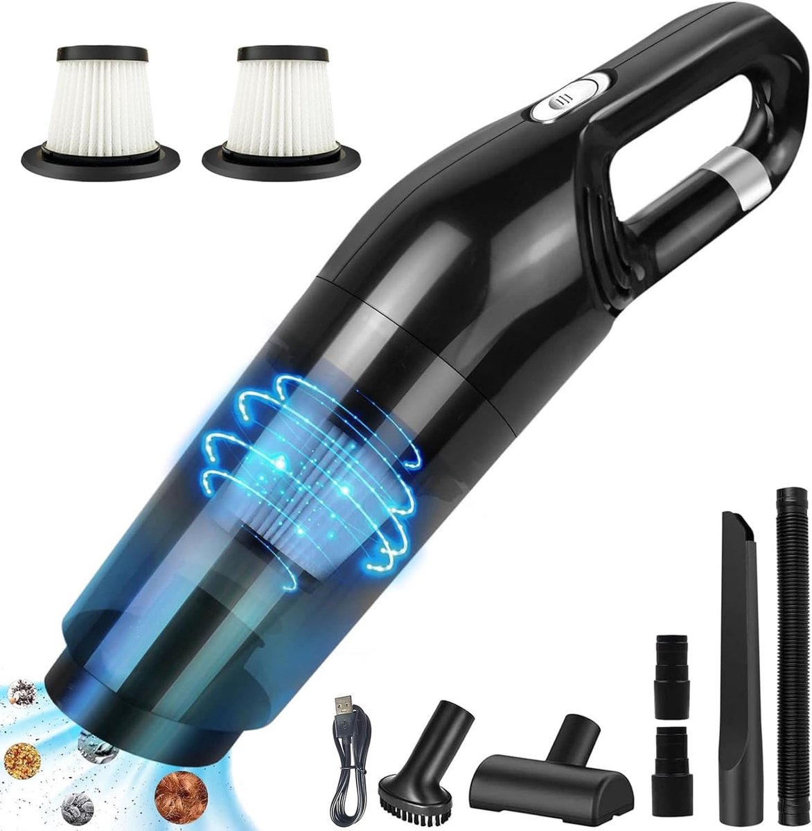 Draadloze Handheld Stofzuiger - 10000Pa Hoog Vermogen Lage - Draadloze - €44,09