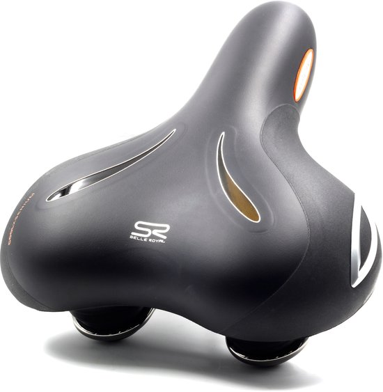Selle Royal zadel Lookin Relaxed Stracciatella zwart