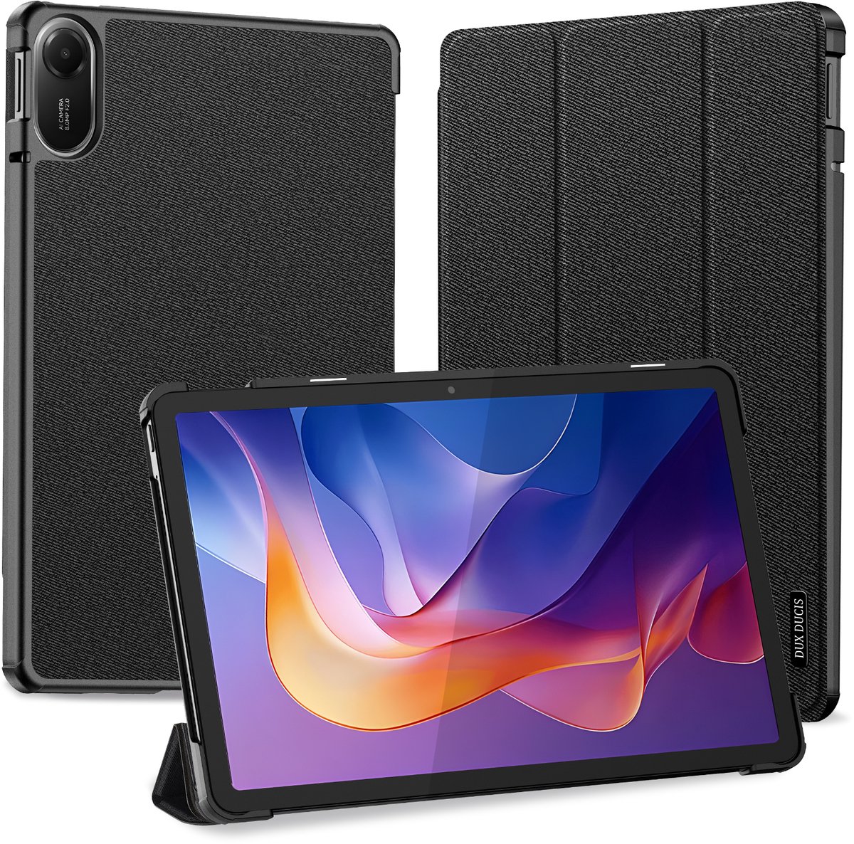 Dux Ducis Domo Bookcase voor de Xiaomi Redmi Pad 2 - Zwart