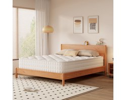 Elekiatech matras 160x200 tweepersoons - Tweepersoonsmatrassen - Pocketvering Matras - met 9-laags Composietstructuur