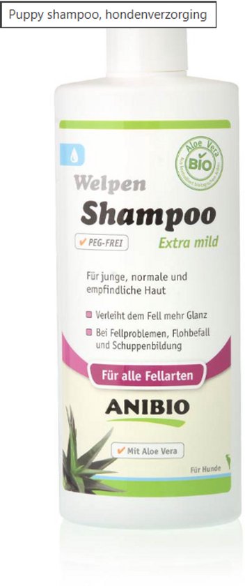 Anibio Puppyshampoo 250 ml, extra mild