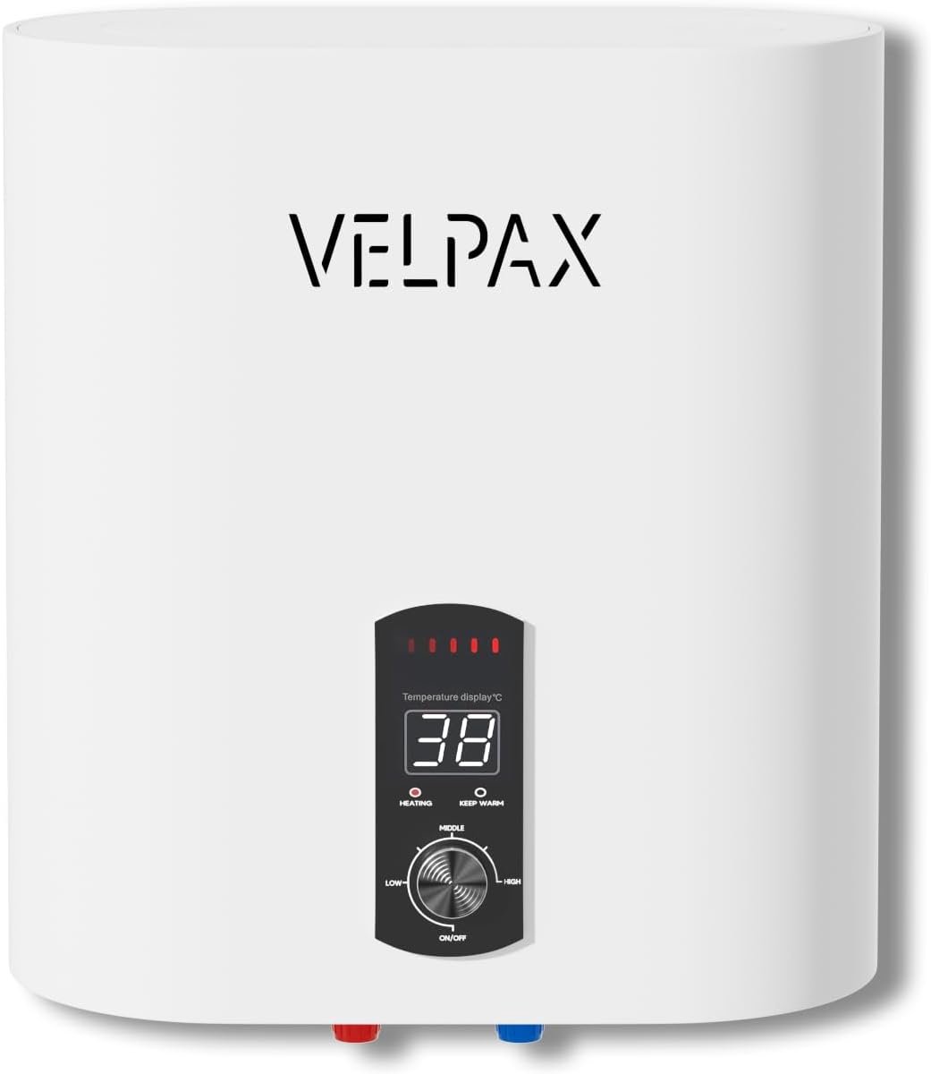 Elektrische Boiler 40 Liter - Verticaal, Wandmontage, Digitale Temperatuurweergave