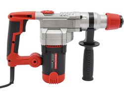 Krachtige Boorhamer – Afbreekhamer Sloophamer – Boren Sleuven Breken – 3-in-1 Functies – 2200 Watt – Zwart Rood