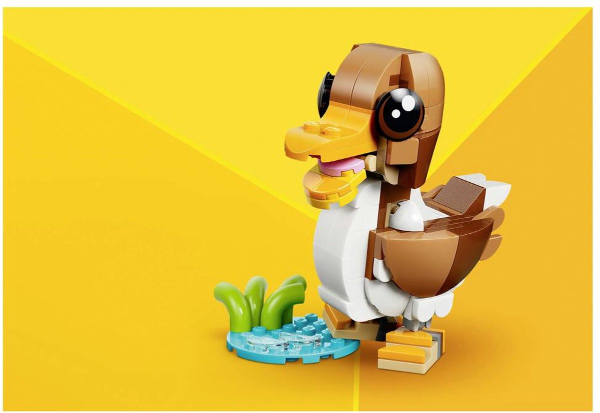 LEGO® Creator 3in1 Schattige dieren: Speelse Puppy - Dierenset - Bouw Om tot Eekhoorn of Eend - 31382 — afbeelding 17