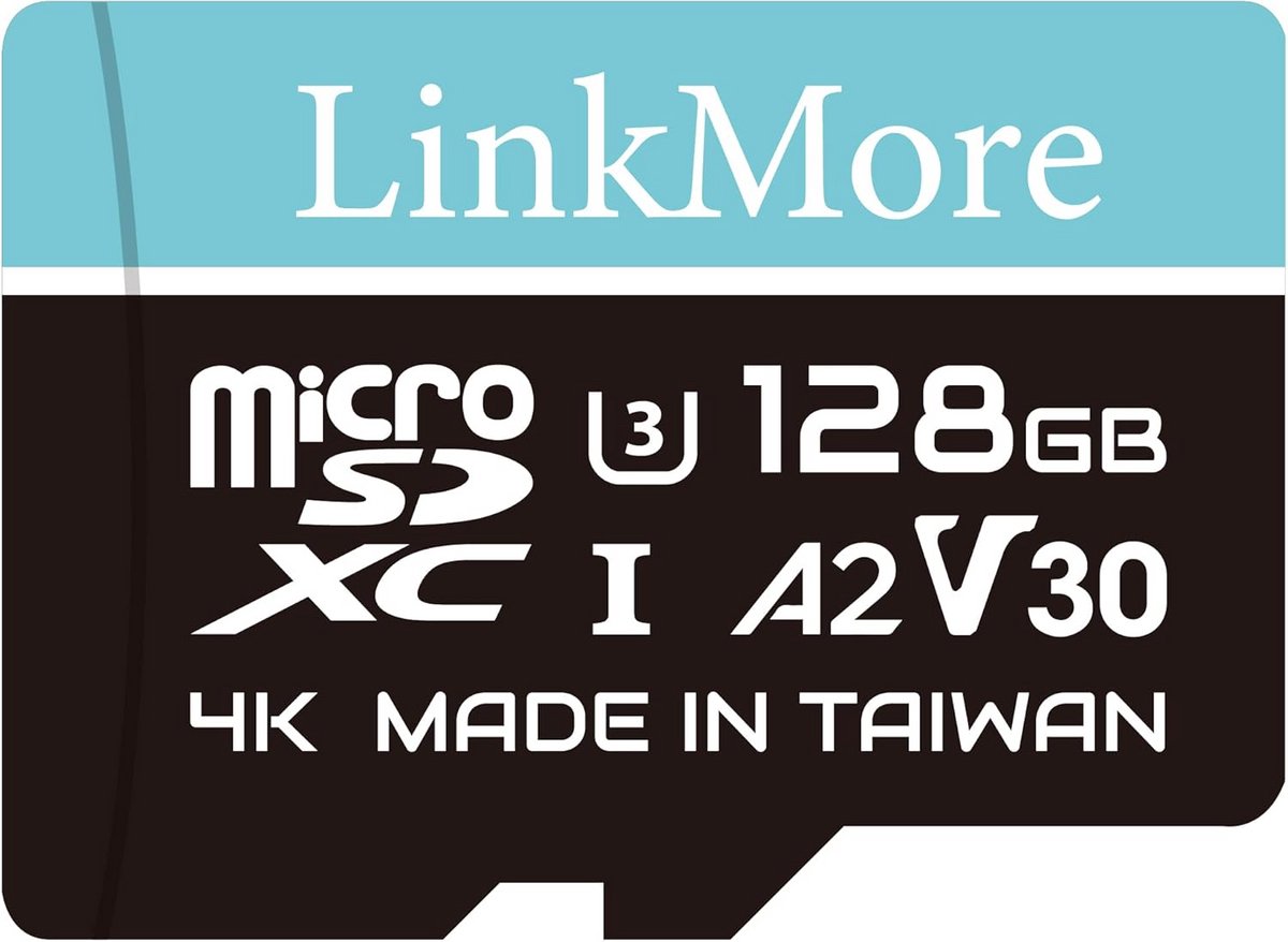 128 GB Micro SDXC-kaart met SD-adapter - Hoge leessnelheid tot 100 MB/s