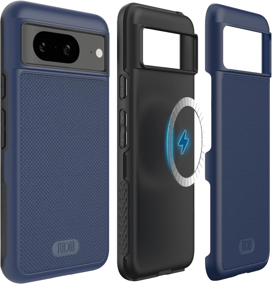 Dubbellaags Antislip Telefoonhoesje voor Google Pixel 8 - MagSafe Compatibel