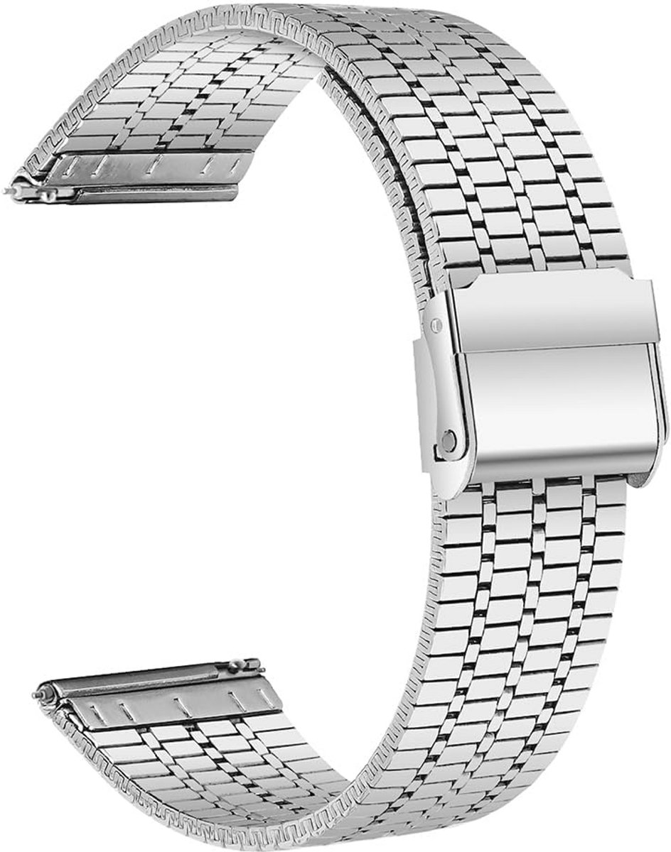Roestvrijstalen Mesh Horlogebandje voor Heren en Dames - Snelspanner 20 mm
