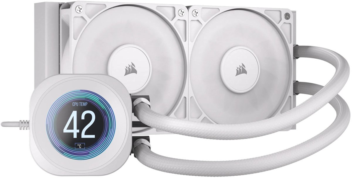 Corsair NAUTILUS 240 RS LCD CPU-vloeistofkoeler waterkoeling