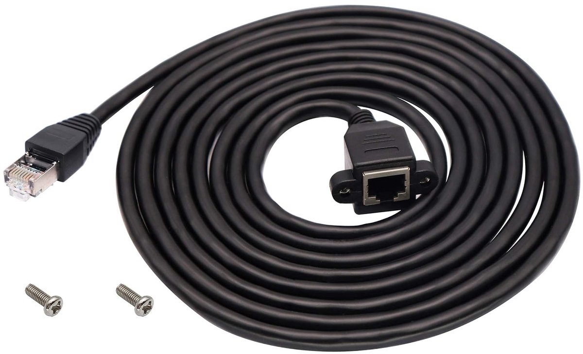 Cat 6 Ethernetkabel - Afgeschermde RJ45 Verlengkabel voor Modem en Router (3M)