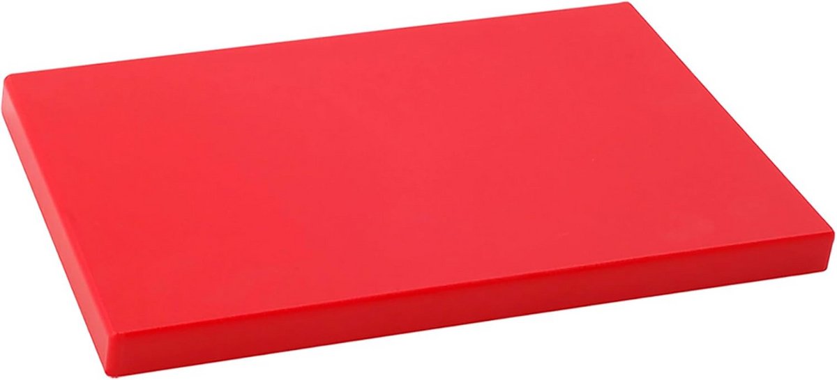 Metaltex PE-500 keukenplank, polyethyleen en kunststof, rood, 29 x 20 x 1,5 cm