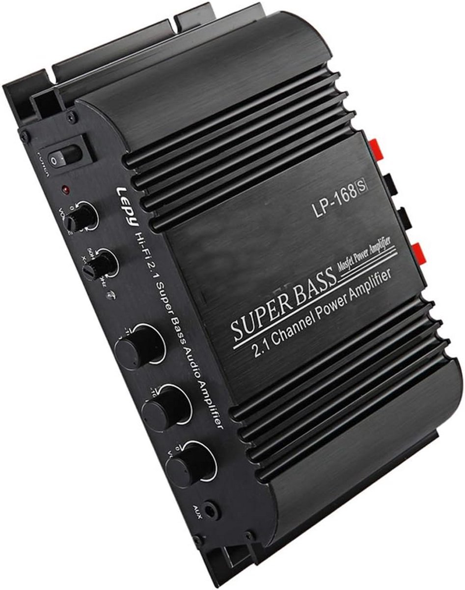 Auto Audioversterker 12V met Bass Subwoofer en AUX-functie