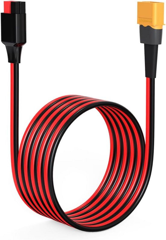 ELFCULB Anderson Extension Cable 10AWG Anderson Cable 45A Anderson Plug for Power Station Solar Generator