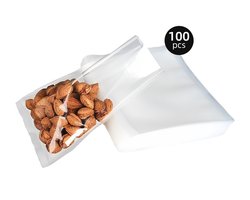 Vacuumzakken Voedsel-Vacuümzakken 15x20 cm 100 stuks-Sealzakken-Vacuum en sous vide zakken-Sous Vide Zakken-Vacuümzakken Met Microstructuur