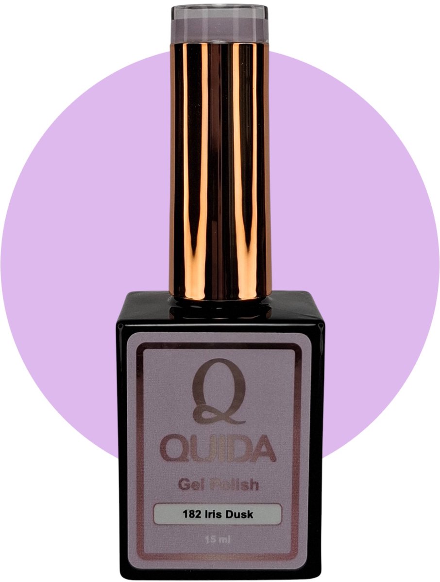 Quida Gelpolish #182 Iris Dusk lila paars 15ml
