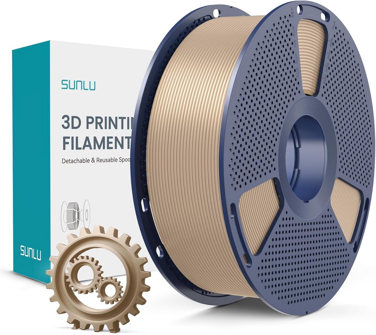 PLA+ Filament 1,75 mm voor 3D Printers, Verbeterde Sterkte, 1kg Spoel