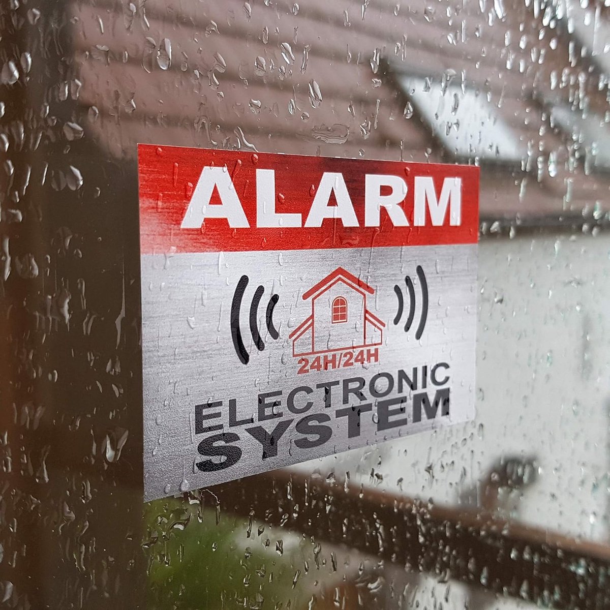 Waarschuwingsstickers voor Beveiligingssysteem - Set van 24