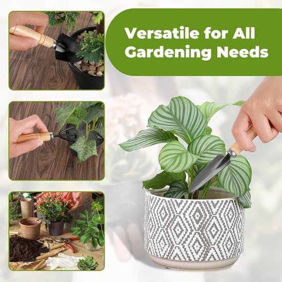 Mini Tuin Gereedschap Set 6-delig - Handgereedschap voor Planten en Bloemen van MINI — afbeelding 5