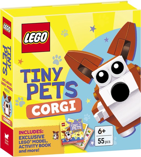 LEGO® Tiny Pets Play Box- LEGO® Books. Tiny Pets: Corgi (w ... - cover