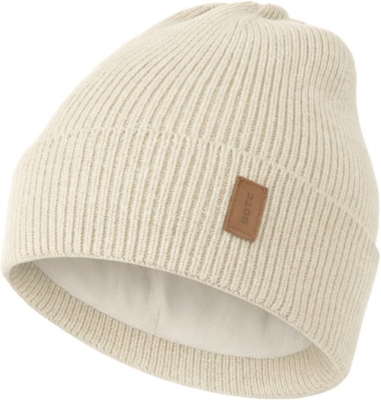 BOTC Muts - Wintermuts - One size - Unisex - Muts dames - Muts heren - Gebroken wit