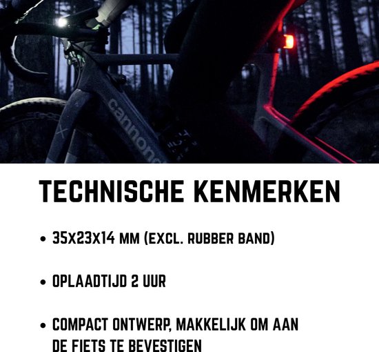 Bookman Block Light Fietsverlichting - Led Achterlicht — afbeelding 3