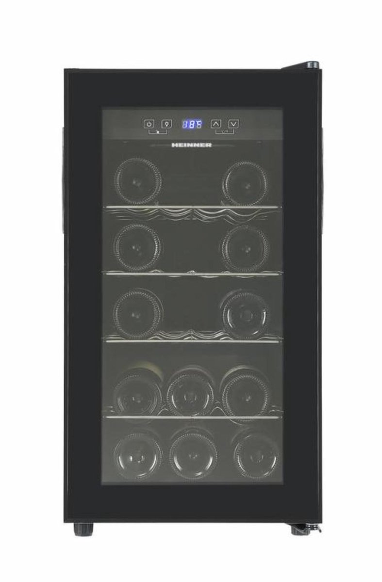 Heinner HRV-A52DRM18 Wijnkoelkast 55L voor 18 Flessen - Heinner - €229,00