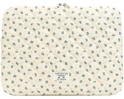 Handtas - Opbergtas - Zachte buitenkant van bedrukt touw - verdikte polyester voering - 1 stuk - Geschikt voor items tot 38 cm - Blauw