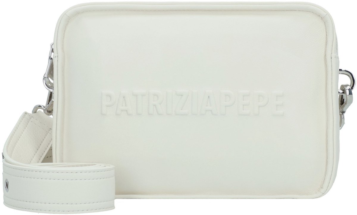 Patrizia Pepe (Im)Perfection Schoudertas Leer 23 cm - Dames - bianco